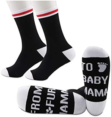 Jxgzso 2 pari čarape za trudnoću od mama mama mama čarape nove mame pokloni mamiju da bude poklon za očekivanje mame