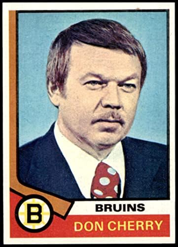 1974. Topps 161 Don Cherry Boston Bruins NM/MT+ Bruins