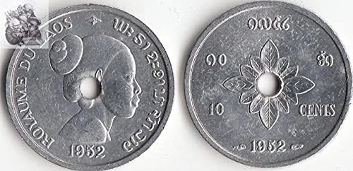 Asia Laos 10 bodova 1952 izdanje kolekcije inozemnih kovanica