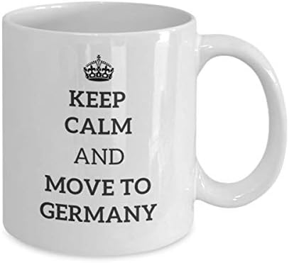 Budite mirni i premjestite se u njemački čaj šalice putnika prijatelja prijatelja poklon country putničke šalice