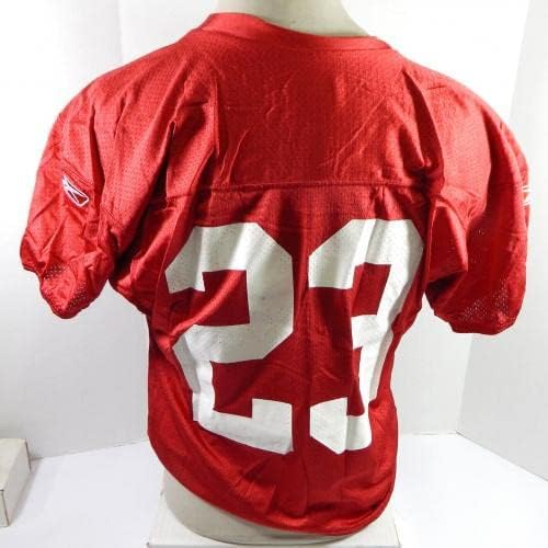 2009. San Francisco 49ers Marcus Hudson 23 Igra je koristio crveni trening Jersey L 29 - Nepotpisana NFL igra korištena dresova