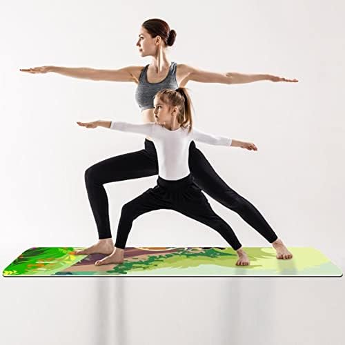 Zmaj mač muški i ženski prepelica premium debela joga prostirka ekološka guma za zdravlje i fitness ne klipina za sve vrste vježbanja
