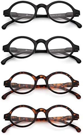 JM Spring šarke za čitanje naočala 4 parova okrugli i 3 para ovalni stil +4.0