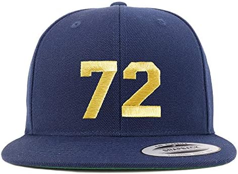 Kupite modnu odjeću od 72 do 72, bejzbolska kapa s ravnim vizirom ukrašena zlatnim koncem