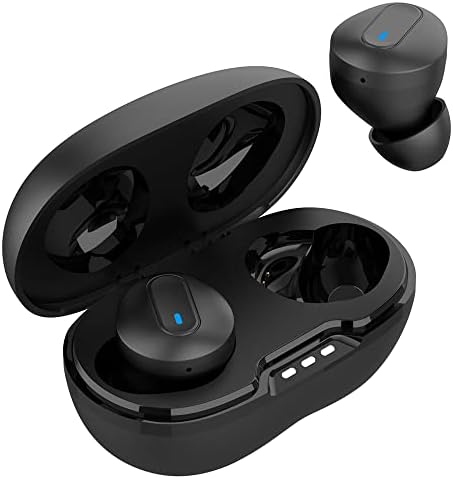 Bežični v5.1 Bluetooth uši kompatibilni s lava pixel v2 s produženim futrolom za punjenje za u ušnim slušalicama.