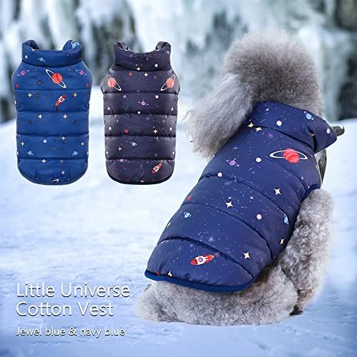 Pawstrip Dog Zimski kaput topli pas nadut jaknu od vjetrova za štene od štenaca za male pse Dječak hladno vrijeme psa snježni odijelo