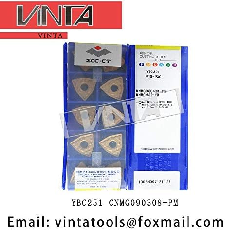10pcs / lot 9251 9080408-Mac karbidne CNC tokarske ploče alati za rezanje -