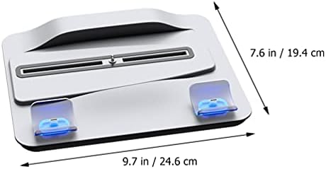Solustre dvostruko punjenje Kompatibilno za PS5 Game Console Air Cooler pribor （White）