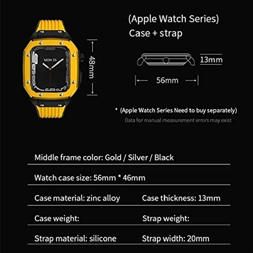 Dyizu za Apple Watch Band Series 8 45 mm Women ALLOY SLUČAK SLUČAK 44 mm 42 mm modifikacija metalnih okvira Modifikacija Mod kompleta