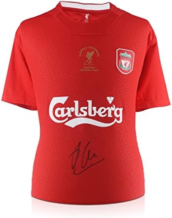 Xabi Alonso potpisao Liverpool 2005 nogometni dres - Autografirani nogometni dresovi