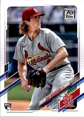 2021 Topps 451 Jake Woodford St. Louis Cardinals Baseball Rookie Card