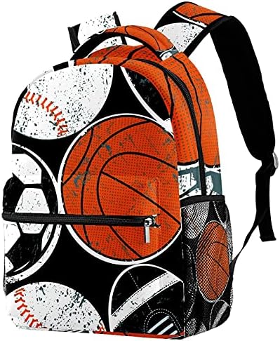 Sportske lopte nogomet bejzbol košarka školski ruksak srednje veličine, putna torba za žene djevojke muškarci dječaci tinejdžeri