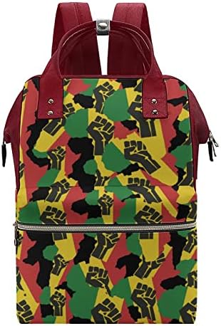 FunnyStar African Power Tiskana pelena torba za pelene Baby Bagpack vrećice vodootporne torba za rame za mamu i tatu