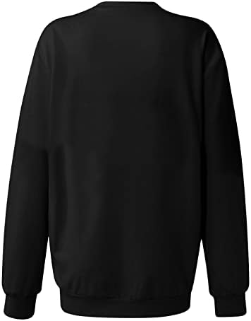 Ležerna košulja s dugim rukavima za žene solidne pulovera pulovera Top tinejdžerske djevojke trendi džemper džemper bluza