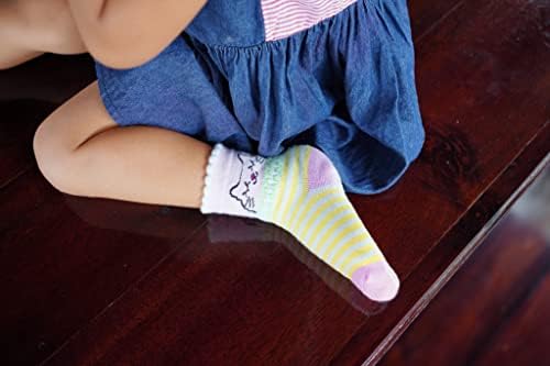 Rative bez klizanja protiv pamučne pamučne haljine čarape s hvataljkama za dječje dijete za djecu djevojke