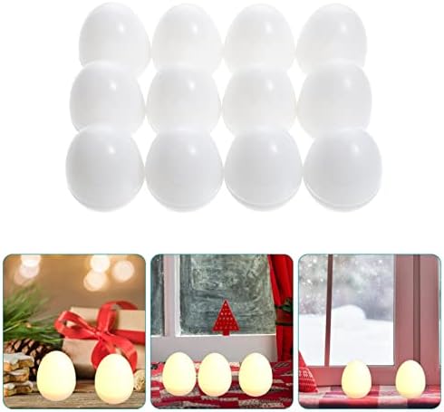 24pcs Svjetla za božićni oblik svjetiljke blistave mini ljupke halloween noćne zabave LED dekorativni ukrasi festival jaje djecu lažna