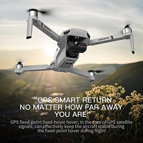 Dronovi s kamerom za odrasle 6K, 5G FPV Drone Quadcopter s 2-osi gimbal kamere, 2 baterije 60 minuta vremena leta GPS automatski povratak
