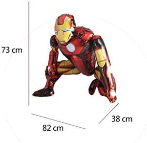 BCD-PRO Superheroj Iron man 3D stalak Airwalker baloni srednje veličine za uređenje rođenja bebe