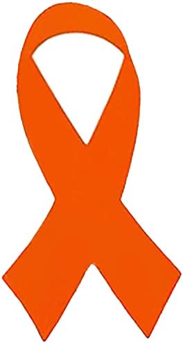 Naljepnica narančaste vrpce za informiranje-koristite na kacigi ili vozilu-naljepnica narančaste vrpce za leukemiju, rak bubrega, multiplu