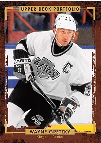 2015-16 Portfelj gornje palube 200 Wayne Gretzky Los Angeles Kings Službeni NHL UD Trgovačka kartica
