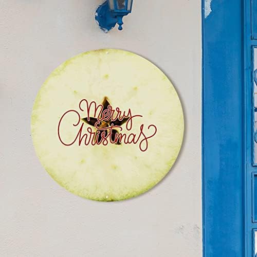 MadColitote Ya kruška dobrodošli natpis na prednja vrata Uredna vrata grickalica Voćanje metalni znak Sretan božićni zid umjetnička