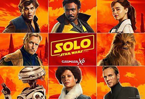 Solo: Star Star Wars Story 13 X19 Originalni promotivni plakat Cinemark Exclusiva