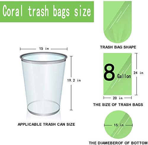 Mirisni bomboni oblikuju vreće za smeće/vreće za smeće, vreće za smeće od 8 galona/vreće za smeće za kupaonicu, spavaću sobu, ured,