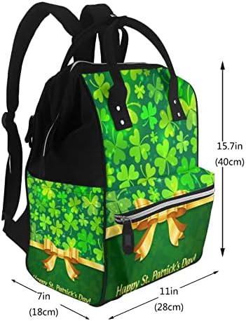 Pelena koja mijenja ruksake za mamu zeleno-sjajnog chover-patrick-a putničke vrećice s pelenama na leđima