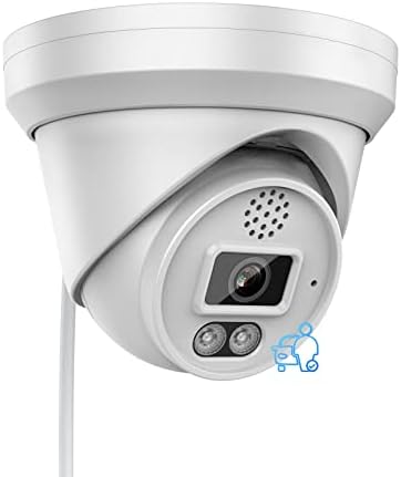 Kompatibilno za Hikvision/Uniview 8MP sigurnosna kupola Poe IP kamera s dvosmjernim razgovorom, do 256 g SD kartice, 4K Starlight CCTV