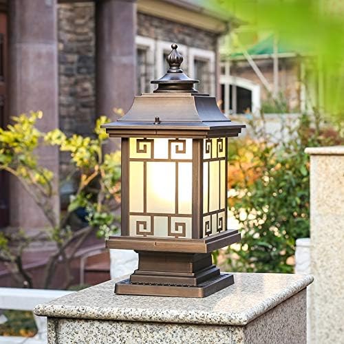 Czdyuf vrtna vila dvorište postava lampica stupca svjetla travnjaka patio lampica vanjska svjetiljka e27 vanjska terasa ulica ulica