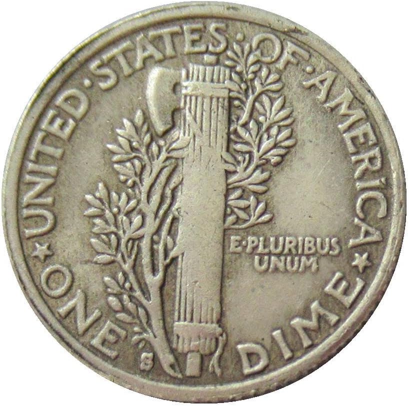 US 10 CENT 1940 Srebrna replika Replika Komemorativna kovanica