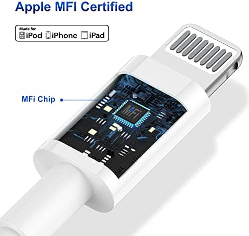 Dugi kabel USB C do Lightning dužine 10 metara, [certificiran od strane Apple MFi] 2 kom. za iPhone 14 13 Kabel brzi punjač za iPhone