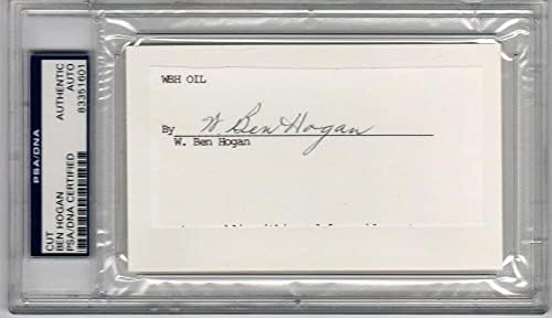 Ben Hogan golf Legenda potpisan izrezani potpis PSA/DNK ploča puni w ben hogan automatski