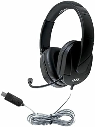 HamiltonBuhl 40 kompleta slušalica Mach2C - Deluxe - USB-priključak sa Boom mikrofonom, jastučići za uši za USB 2.0 кожзаменителя