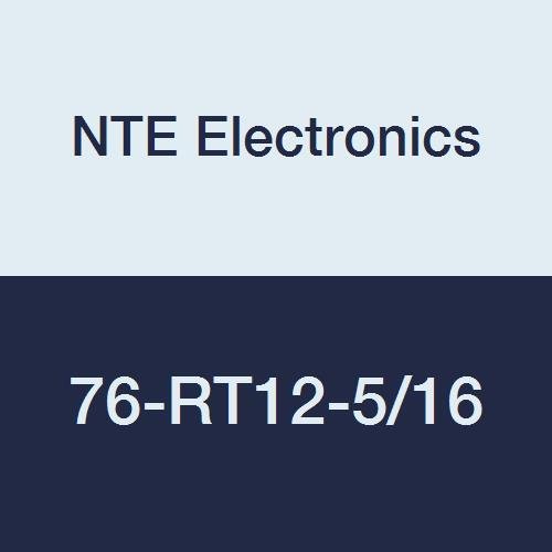 NTE Electronics 76-RT12-5/16 Nezonulirani terminal prstena, limenka s oblogom, bakreni terminal, 12-10 AWG mjerač žice, veličina 5/16,