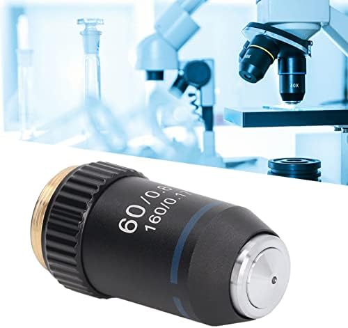 Akromatski mikroskop, kromirana leća mikroskopa velike snage s sučeljem od 20,2 mm za biologiju