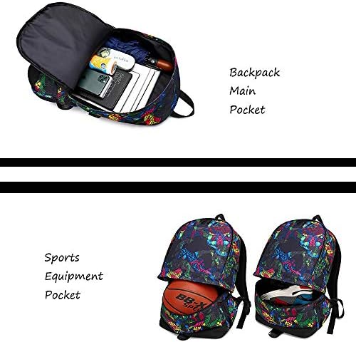Košarkaška zvijezda Aludes lagani ruksak za pohranu loptica skladište sportske opreme višenamjenski Studentski ruksak za knjige za