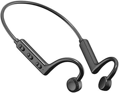 Yrmaups Slušalice s kostima-kondukcijskim slušalicama otvorene uho slušalice Bluetooth 5.1 Sportske bežične slušalice s ugrađenim mikrofonom,