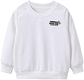 Majica s uzorkom automobila s sloganom Za dječačića, puloveri s dugim rukavima, vrhovi