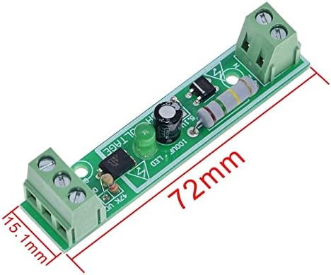 PIKIS 1-BIT AC 220V OPTOCOUPLER Izolacijski modul Napon za otkrivanje ploče Prilagodljivo 3-5V za PLC Isolamento Fotoaccoppiatore Modul