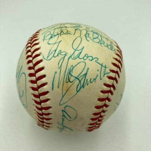 1979 Philadelphia Phillies tim potpisao bejzbol Mike Schmidt Pete Rose JSA Coa - Autografirani bejzbol