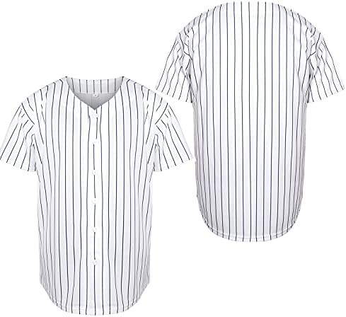 Mesospero muški gumb dolje košulje kratki rukavi sportske uniforme prazni baseball dres s-xxxl