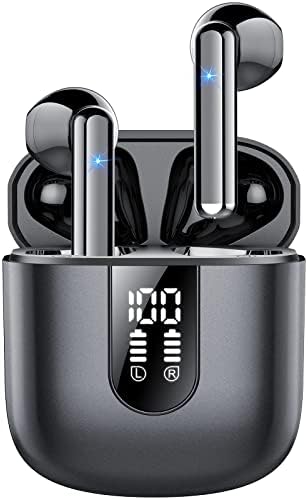 Jesebang Wireless Earbud, Bluetooth slušalice 5.3 stereo slušalice 2023 ušne pupoljke 30h ENC MIC, uši uši uši USB-C LED zaslon IP7