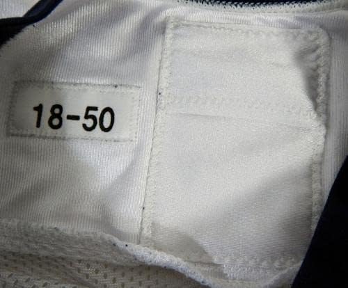 2018. Dallas kauboji Blake Bell 80 Igra izdana bijela vježba dres dp18871 - nepotpisana NFL igra korištena dresova