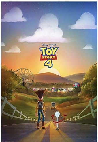 Disney's Pixar Toy Story 4-13 X19 Originalni promo filmski plakat Cinemark Tom Hanks Rare 2019