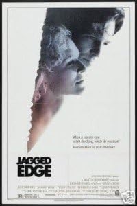 Jagged Edge 27 X41 originalni filmski plakat One Sheet 1985 Presavijeni Jeff Bridges Glenn Close