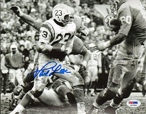 Paul Lowe potpisani punjači 8x10 Photo PSA/DNK slika Autogram All Time AFL Team - Autografirani NFL fotografije