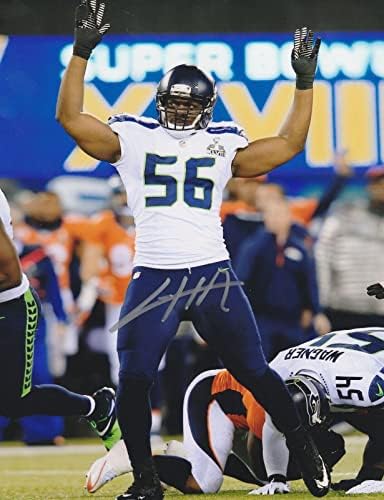Cliff Avril Seattle Seahawks Action potpisan 8x10 - Autografirane NFL fotografije
