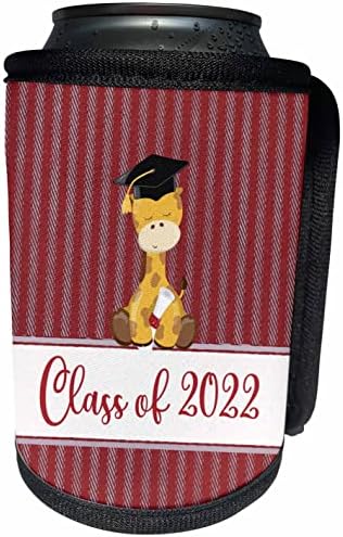 3Drose Slika klase 2022. Giraffe, Grad Cap i Diploma. - Omota za hladnjak za hladnjak
