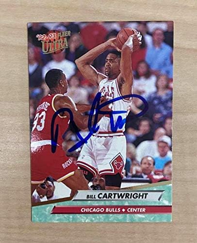 Bill Cartwright Chicago Bulls potpisao je autogramirani 92-93 Fleer Ultra Card25 W/COA